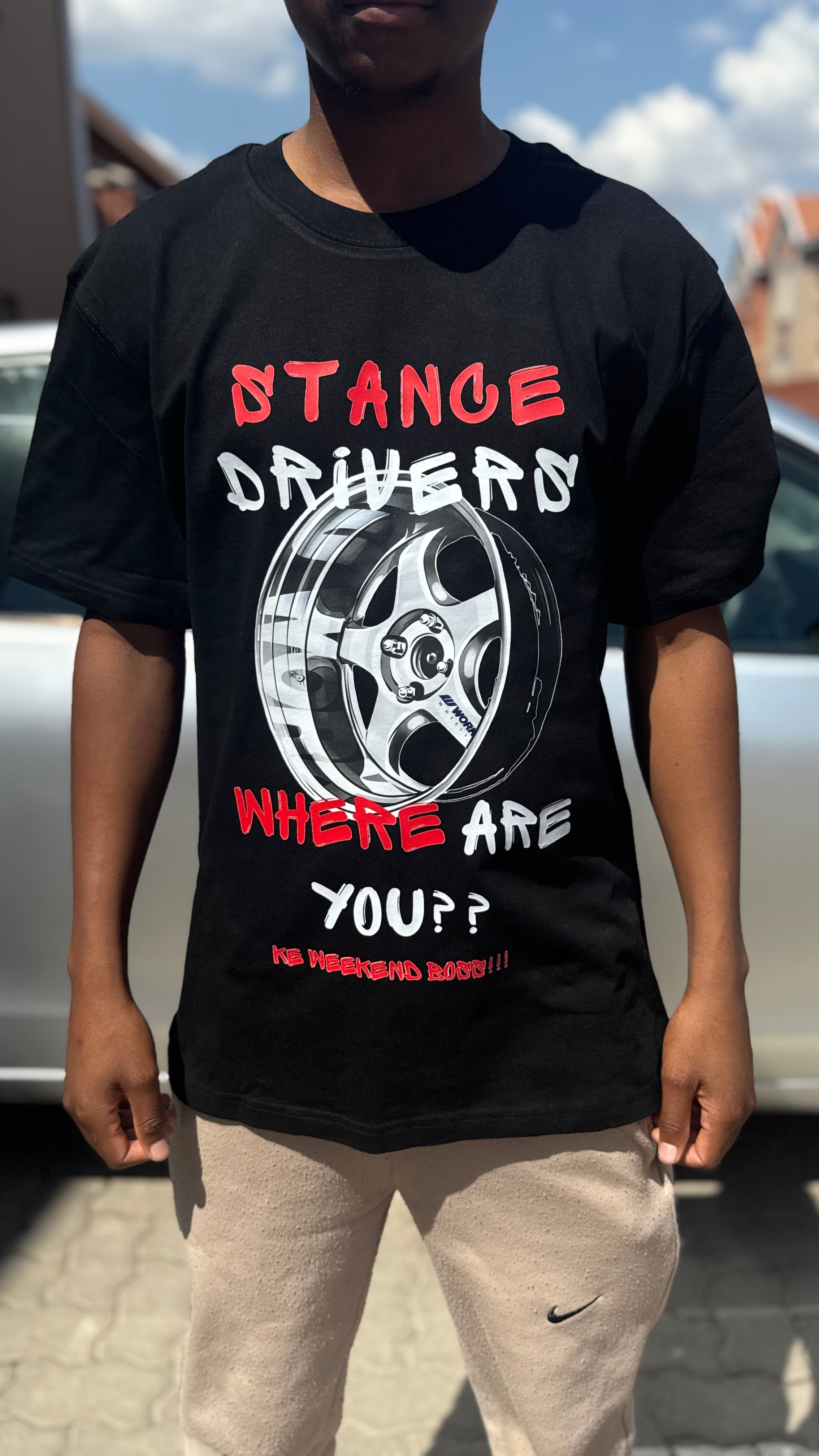 WHATS A STANCE DRIVER WITHOUT A NICE RIM SHIRT
